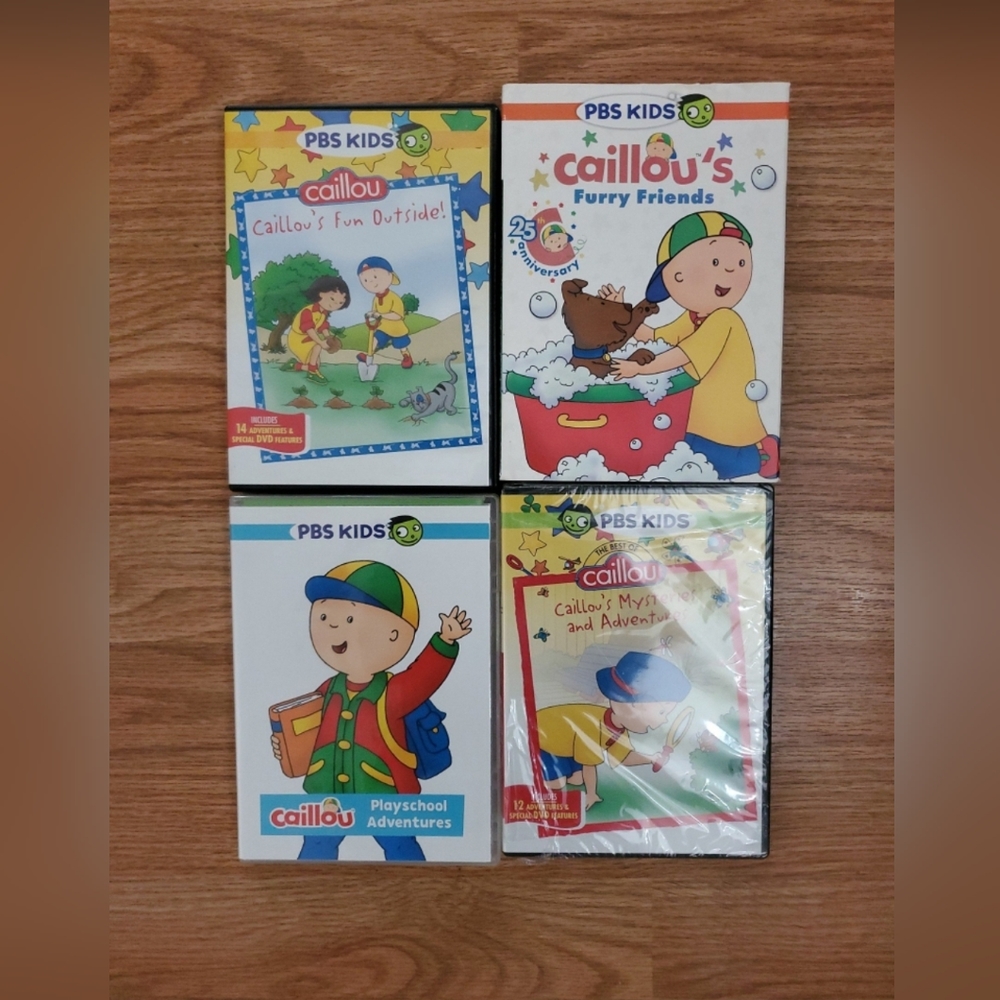 Caillou DVD Lot